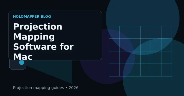 Projection mapping software options for Mac and macOS in 2026