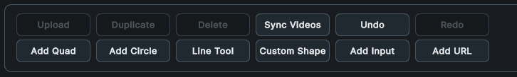 HoloMapper main menu and toolbar options